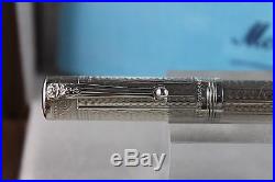 100% Authentic Montegrappa Sterling Silver Limited Edition Roses Fountain Pen