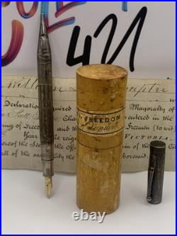 1861 CityOfLondon ORIGINAL Copy Of Freedom With 1OZ Sterling Silver Fountain Pen