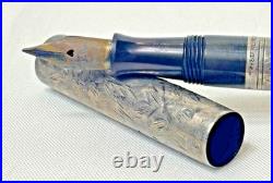 1920's Waterman's 452 1/2 LEC Fountain Pen Ideal Sterling Silver Vine Lever Fill
