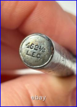 1920's Waterman's 452 1/2 LEC Fountain Pen Ideal Sterling Silver Vine Lever Fill
