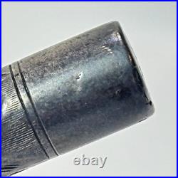 1920's Waterman's 452 1/2 LEC Fountain Pen Ideal Sterling Silver Vine Lever Fill