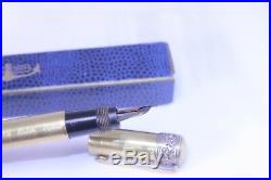 1920s RAPID by Ancora Overlay Safety Fountain Pen 14K Med nib Boxed Near MInt