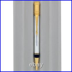 1994 Parker Duofold Sterling Silver Godron Ballpoint Pen Mint