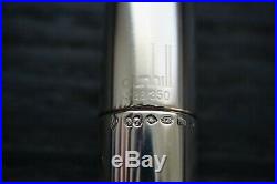 $3495 Dunhill 925 Sterling Silver Limit Edition Ballpoint Pen Clock 76g 328/350