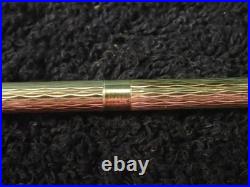 3590. Tiffany & Co. Sterling Ink Pen Orig. Box/Sack Needs Refill Germany 4 5/8