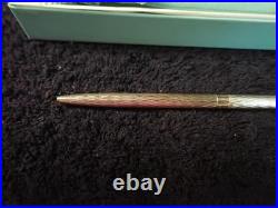 3590. Tiffany & Co. Sterling Ink Pen Orig. Box/Sack Needs Refill Germany 4 5/8