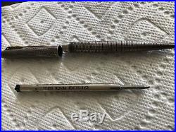 3 PARKER pen And Pencil, Vintage Marked STERLING silver