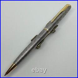681 Parker Sonnet Ballpoint Pen Sterling Silver Ciselle New In Box Made in Franc