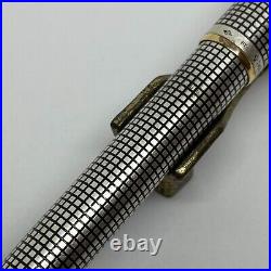 681 Parker Sonnet Ballpoint Pen Sterling Silver Ciselle New In Box Made in Franc