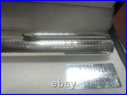 925 STERLING SILVER Guilloché Vintage Ballpoint Pen