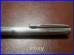 925 STERLING SILVER Guilloché Vintage Ballpoint Pen