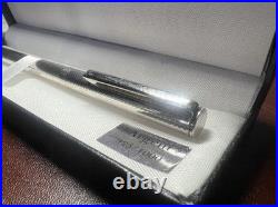 925 STERLING SILVER Guilloché Vintage Ballpoint Pen