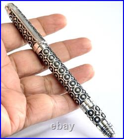 925 Sterling Silver Ballpoint Pen Freshwater Pearl Handmade Artisan Gift Pen