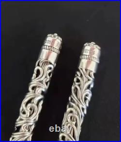 9.25 Sterling Ball Pen Collection Silver Buisness Pen Gift 2024 vintage design