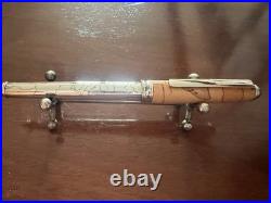 ALVIERO MARTINI 925 Sterling Silver Rollerball Pen, Prima Classe, Writing Case