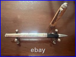 ALVIERO MARTINI 925 Sterling Silver Rollerball Pen, Prima Classe, Writing Case