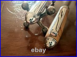 ALVIERO MARTINI 925 Sterling Silver Rollerball Pen, Prima Classe, Writing Case
