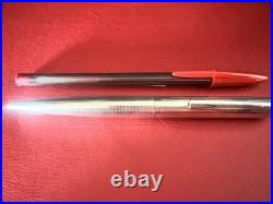 ARGENTO 925 Solid Silver Vintage Fountain Pen with Giant Square Dome
