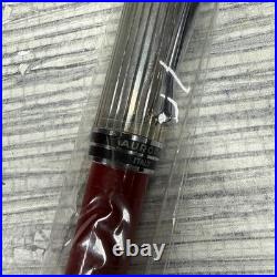AURORA IPSILON 2 Pens STERLING SILVER RED BALLPOINT PEN B34CR & Chrome Plate