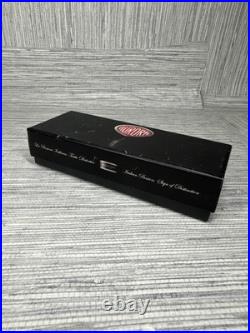 AURORA IPSILON 2 Pens STERLING SILVER RED BALLPOINT PEN B34CR & Chrome Plate
