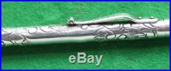 A Hall Marked Silver Yard-o-led Viceroy Victorian Pattern Ballpoint Pen