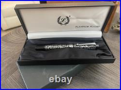 Antique Laban Ballpoint Pen With Floral Design