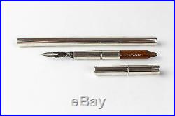 Antique Sterling Silver Travelling Combination Dip Pen / Pencil Hallmarked 1911