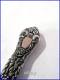 Antique Victorian Sterling Silver Ornate pen