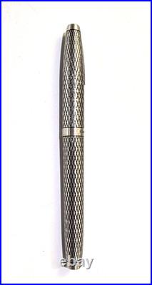 Antique Vintage Sheaffer Imperial Sterling Silver Fountain Pen 14k Gold Nib