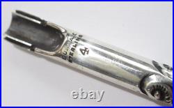 Antique c1880 Gorham Hand Chased Sterling Silver Calligraphy Dip Pen 6 1/2