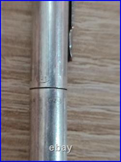 Antoaue Lalex Ballpoint Pen silver solid. 925