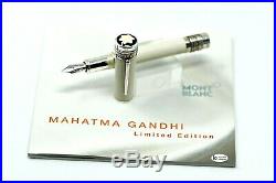 Astonishing Uninked Montblanc Mahatma Ghandi Le Fountain Pen 3000