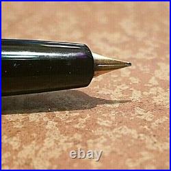 Aurora 88 sterling silver fountain pen 50's excl. Cond. Fine F 14k nib rare pen