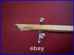 Aurora Ballpoint Pen Thesi Silver 925 Writes Box Warranty Design Zanuso