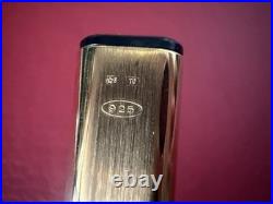 Aurora Ballpoint Pen Thesi Silver 925 Writes Box Warranty Design Zanuso