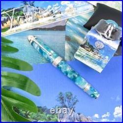 Aurora Ltd Edition 580 Ambienti Tropici Sterling Silver Fountain Pen DHL express