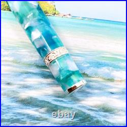 Aurora Ltd Edition 580 Ambienti Tropici Sterling Silver Fountain Pen DHL express