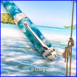 Aurora Ltd Edition 580 Ambienti Tropici Sterling Silver Fountain Pen DHL express