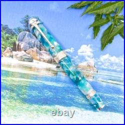 Aurora Ltd Edition 580 Ambienti Tropici Sterling Silver Fountain Pen DHL express