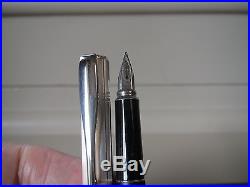 Aurora Magellano A16 sterling silver cap fountain pen MIB