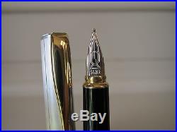 Aurora Magellano A22 sterling silver fountain pen medium 14ct nib MIB