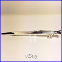 Aurora Special Edition Ag925 Sterling Silver Hexagon Ball point Pen