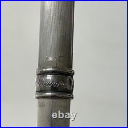 Aurora Sterling Silver Fountain Pen with 14k Medium Gold Nib