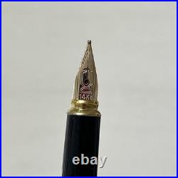 Aurora Sterling Silver Fountain Pen with 14k Medium Gold Nib