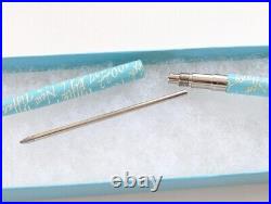 Auth Tiffany Sterling Silver 925 Ballpoint Pen For Notebook in Black ink Used FC