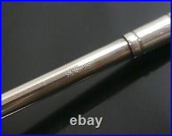 Authentic HERMES Agenda ballpoint pen Sterling Silver #8461