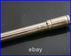 Authentic HERMES Ballpoint pen agenda chain vintage 3 Sterling Silver #2892