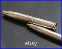 Authentic HERMES Ballpoint pen agenda vintage 11 Sterling Silver #2932
