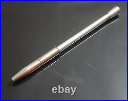 Authentic HERMES Ballpoint pen agenda vintage 9 Sterling Silver #2942