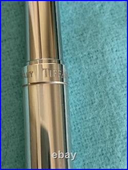 Authentic Tiffany & Co 1837 Sterling Silver German Ballpoint Pen + Box